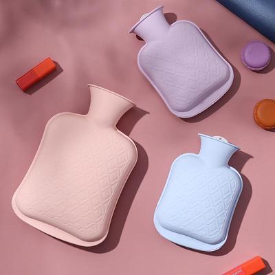 Silicone Hot Water Bottle - Macaron Colors, Large Capacity, Pour-In Design