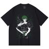 230 Gsm 100% Cotton Jujutsu Kaisen V10 Maki Print Unisex Heavy Cotton T Shirt