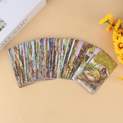 Cartas de Tarô Livro de Tarô em Língua Inglesa Ferramentas de Cartas de Tarô da Bruxa Cotidiana