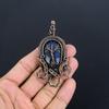 Tree Of Life Labradorite Pendant, Handmade Gemstone, 999 Copper Wire Wrapped Pendant Antique Jewelry, For Gift Silver Jewelry