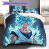 Dragon Ball Son Goku Pattern Bedding Home Decoration Birthday Gift (1 * duvet cover + 2 * pillowcase, without core)