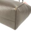 GUCCI 354408 Bicolor Logo swing Bag Tote Bag Shoulder Bag Leather gray/pink