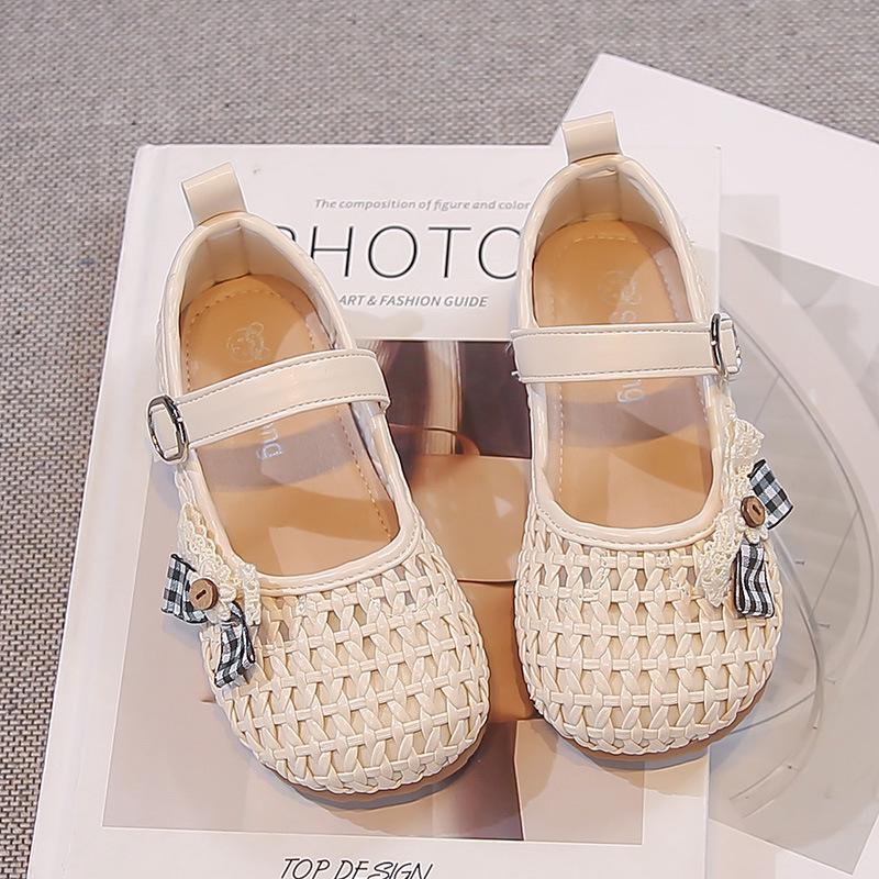 Baby Girls  Summer Sandals - Korean Style Breathable Princess Shoes with Soft Sole 25