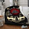 1pc Celtic Shield Throw Blanket Soft Flannel, Cozy All Season Polyester Perfect for Home, Office
