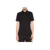 Emporio Armani Solid Color Logo Letter Collar Casual Short Sleeve Polo Shirt Men Tops Black 3H1FL9-1JPTZ-F980