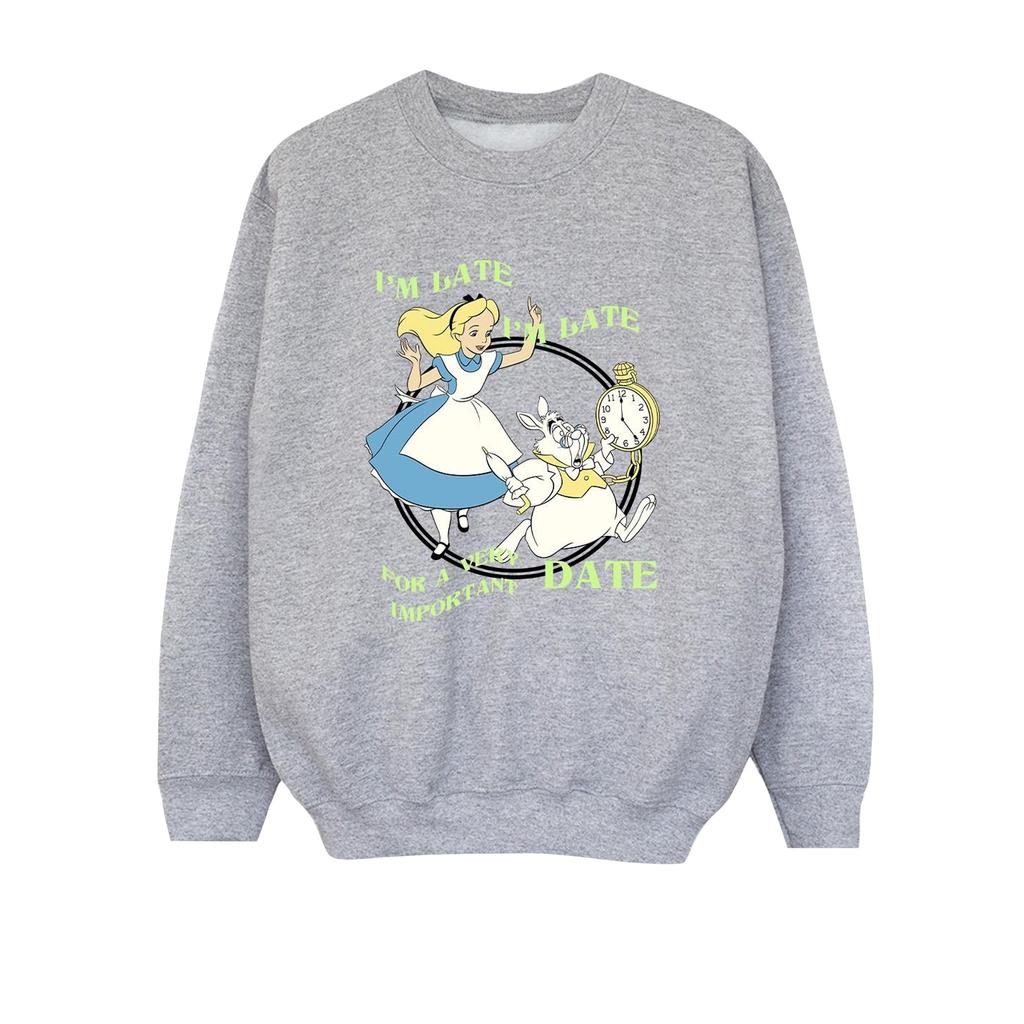 Disney Boys Alice In Wonderland IÂ´m Late Sweatshirt
