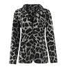 Women's Spring  Tops Fashion Trend Jackets Leopard Print Suit Thin Jackets