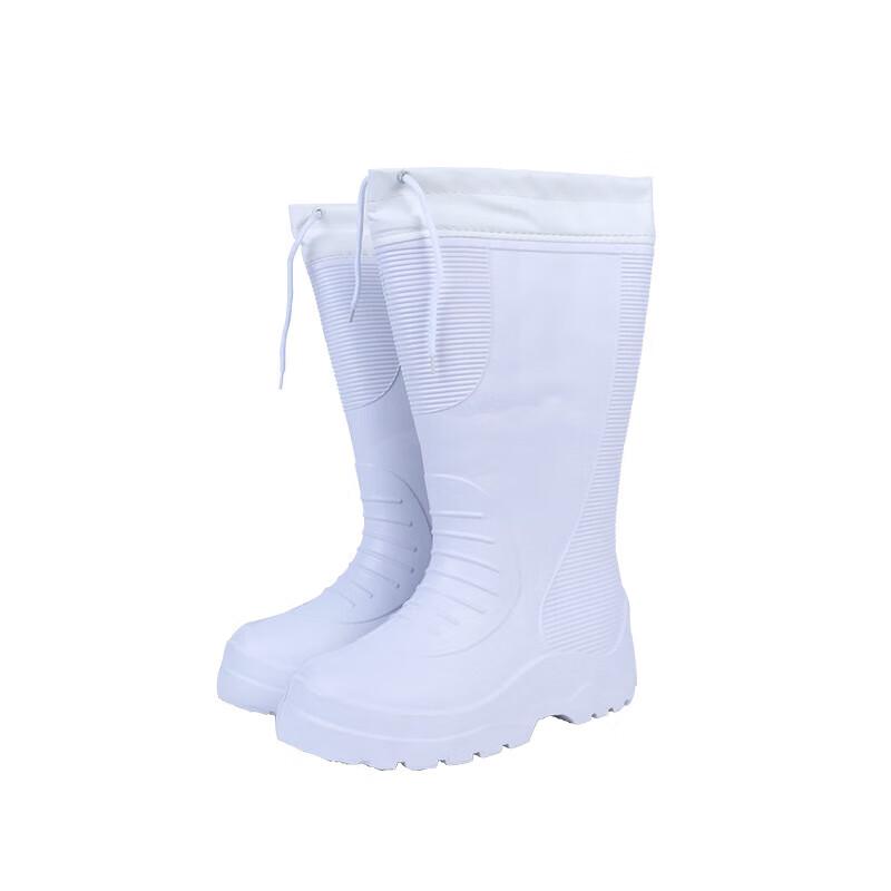 Gongtai 808 Unisex EVA High-Top Rain Boots with Cotton Lining 39/40