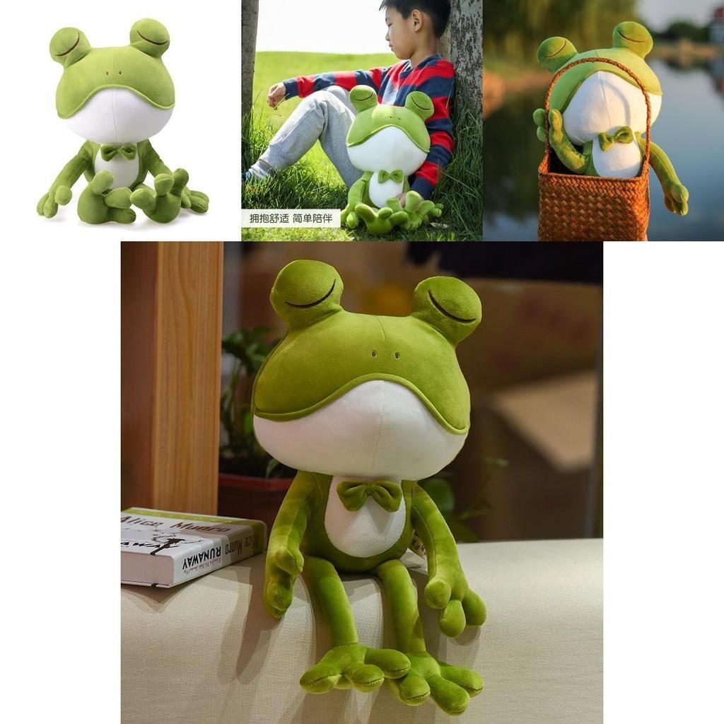 Adorable Frog Plush Pillow Soft Stuffed Toy Doll Gift Home Decoration