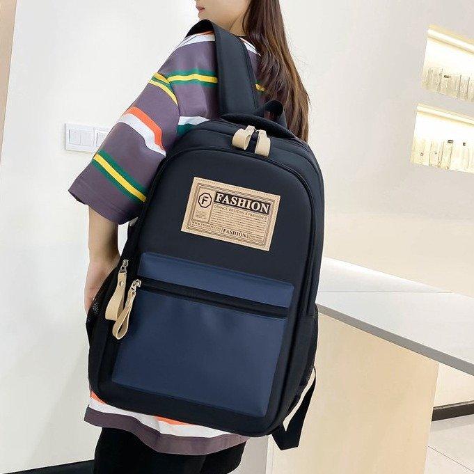 Middle School and Junior High School Students' Small Fresh Backpack, Female Korean Version, High School Lightweight and High-end Backpack