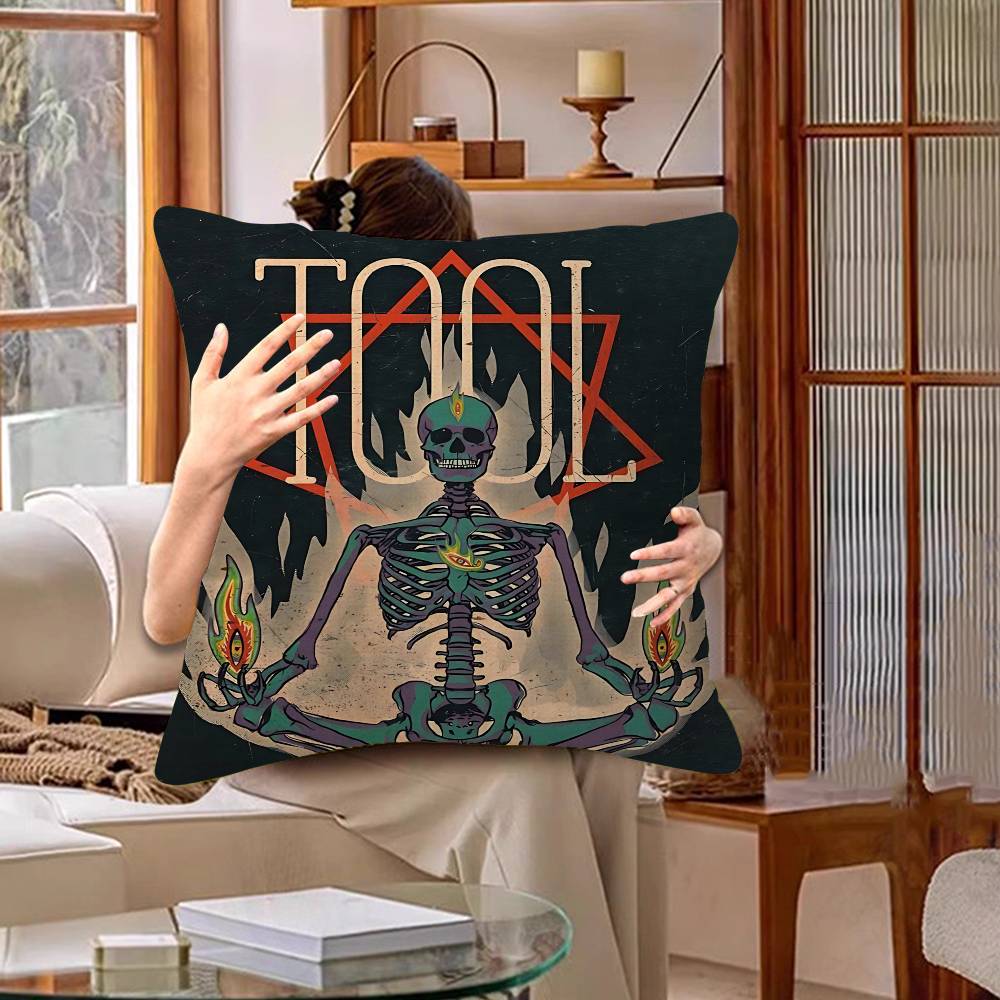 Tool Band Lollapalooza in Texas Pillow Gift Home Office Decoration Bedroom Sofa Car Cushion Cover case x
