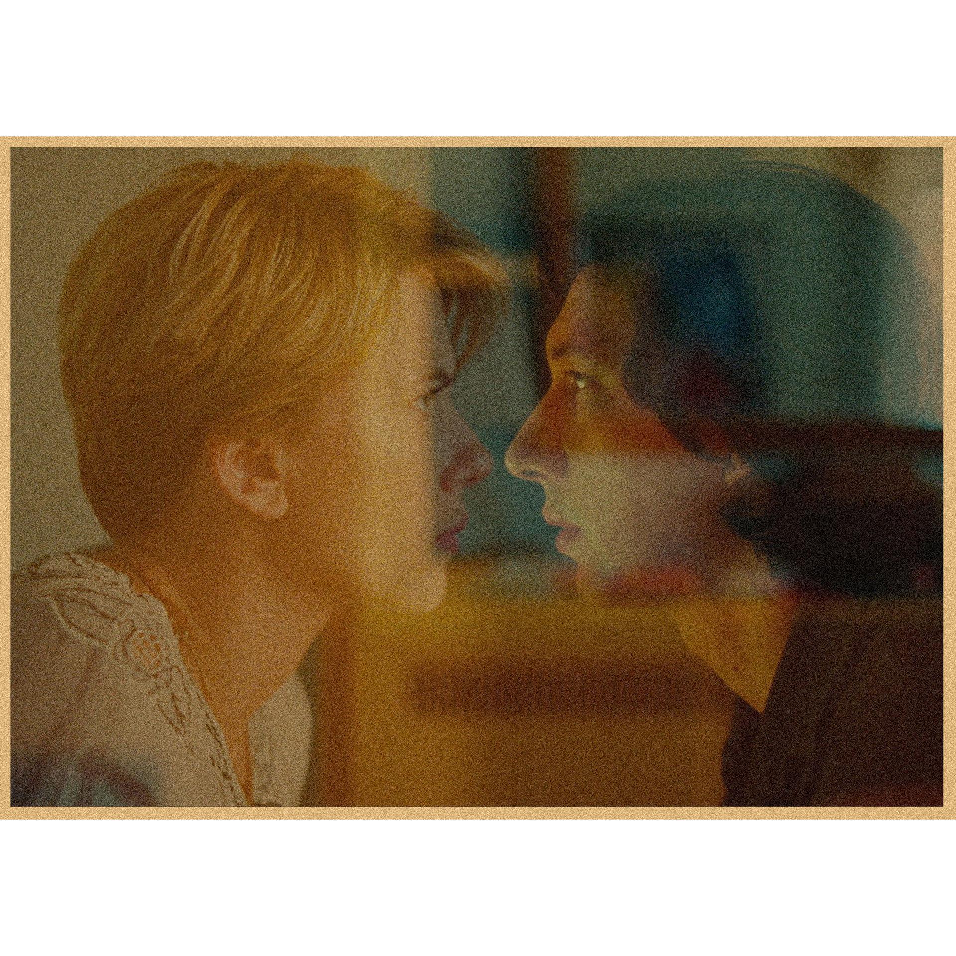 

Scarlett Johansson Marriage Story Retro Kraft Paper Wall Poster Mural 42X29.7cm