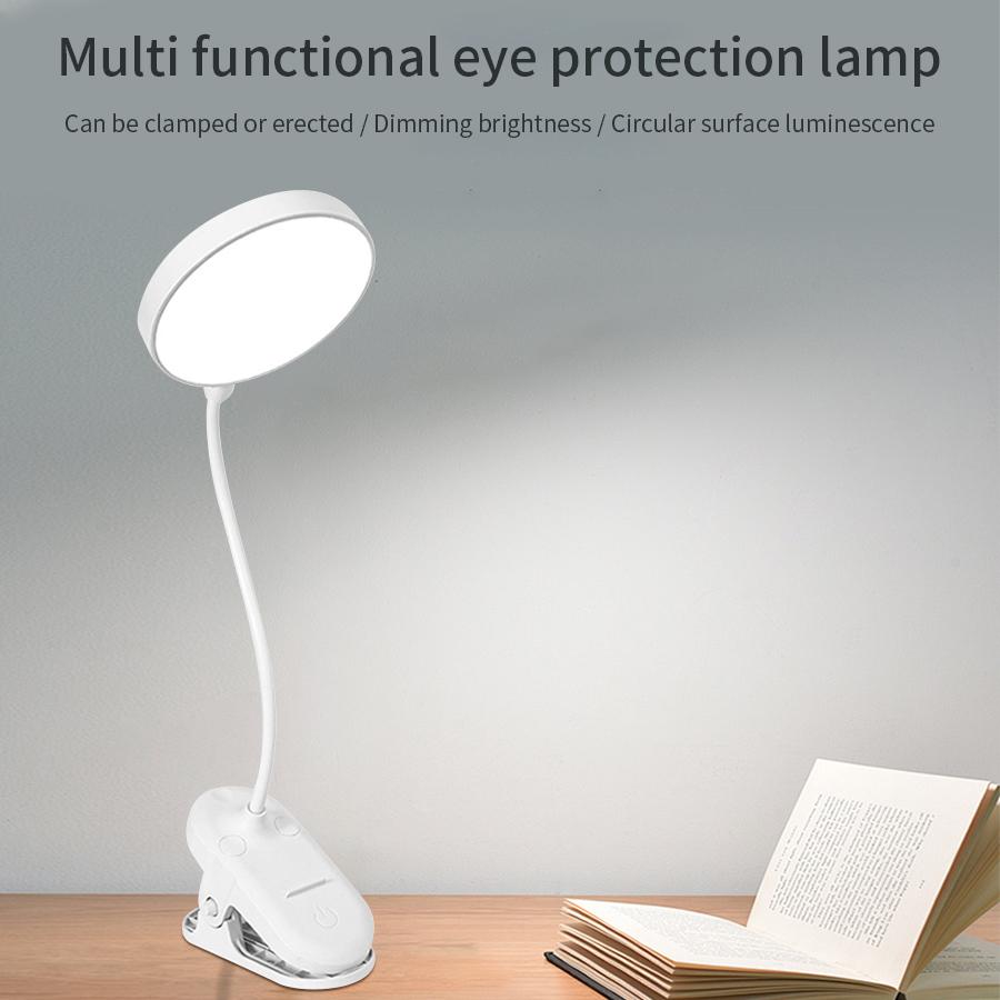 Mini lampă de carte LED cu clip alimentată cu baterii, protecție pentru ochi, lampă de lectură flexibilă, lampă de birou, lampă de noptieră, lumină de noapte portabilă, lumină de studiu