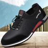 Frühling Neue Lederschuhe Low-Cut Fashion Trend Schnürschuhe Business Casual Lederschuhe Atmungsaktive Herren Lederschuhe