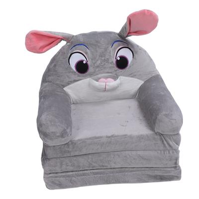 Foldable Kids Sofa Cute Cartoon Soft Children Folding Sofa Bed Kids Couch with Armrests for Bedroom