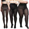 Plus Large Size 150kg Horse Oil Stockings 8D Black Silk Smooth Oil-shiny Tights Anti-hook High-end Pantyhose Women Bodystockings