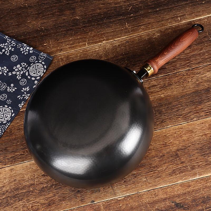 Traditional Hand-Forged Iron Wok