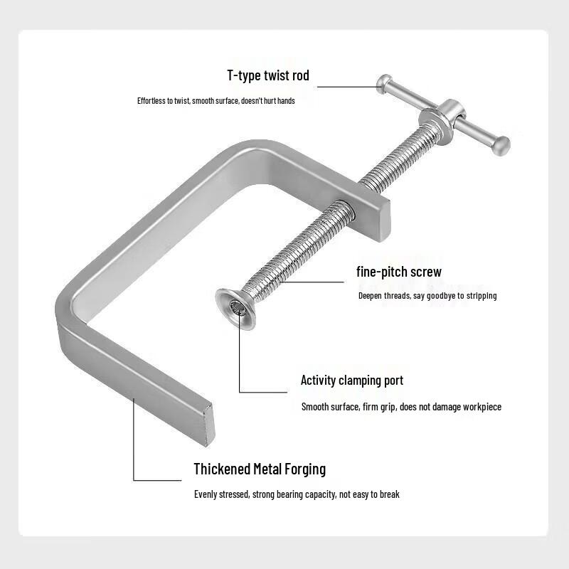 Heavy-Duty Woodworking Clamp Set