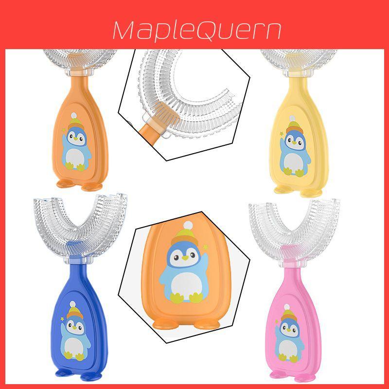 Childrens Ushaped Silicone Toothbrush For Oral Cleaning With Soft Bristles In Multiple Colors