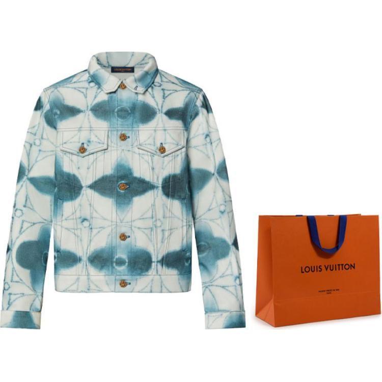 Louis Vuitton SS23 Denim Jacket Men's Blue Gray 1AB5JY