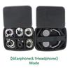 [musashino LABEL] [Carrying bag semi-hard type 12 room version] EVA material earphone case Can store up to 12 earphones/recables Semi-hard Patented