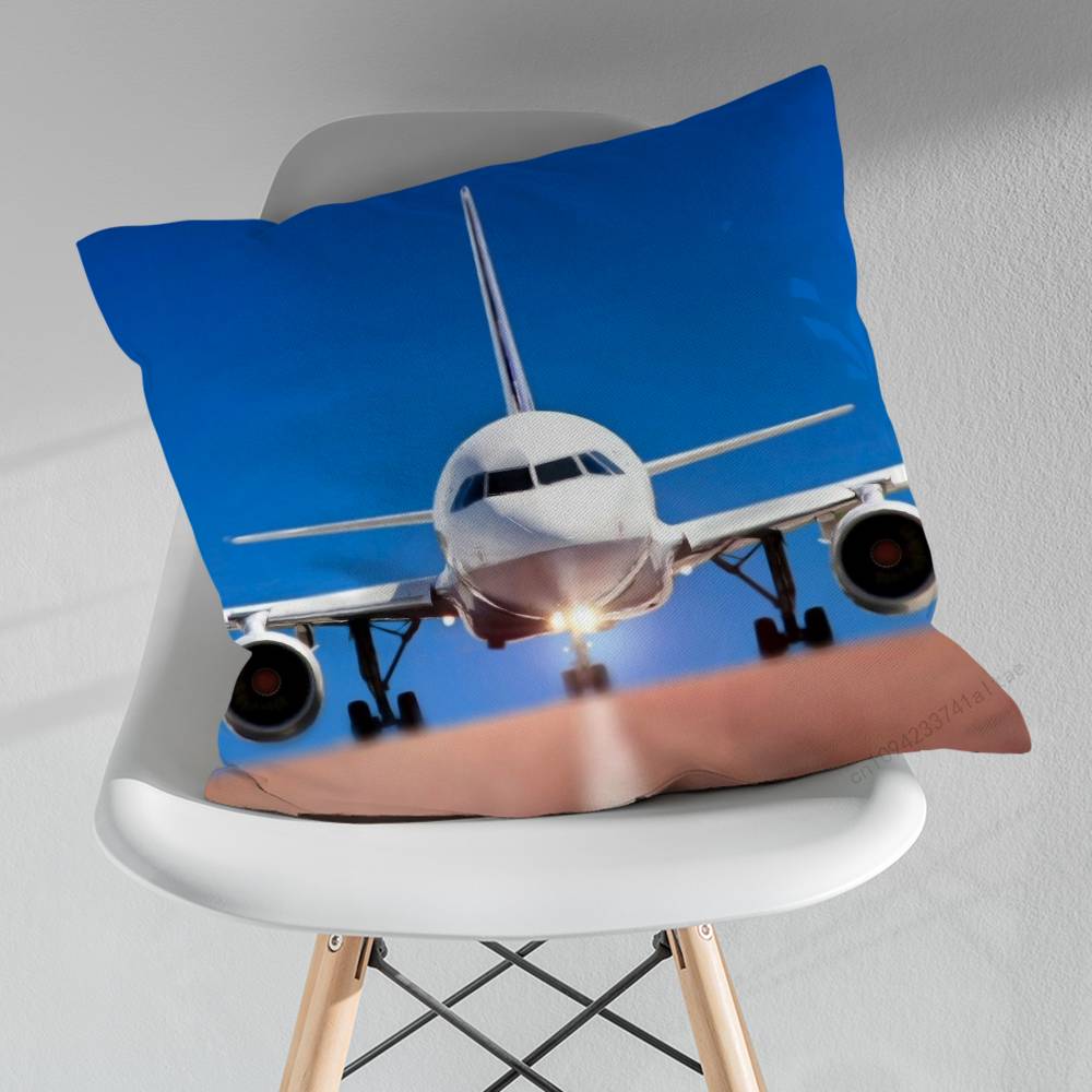 Art of Flight Airplane Pillowcase for Sofa Room Office Decor Printing  Merchandise AllMatch Cushion Cover
