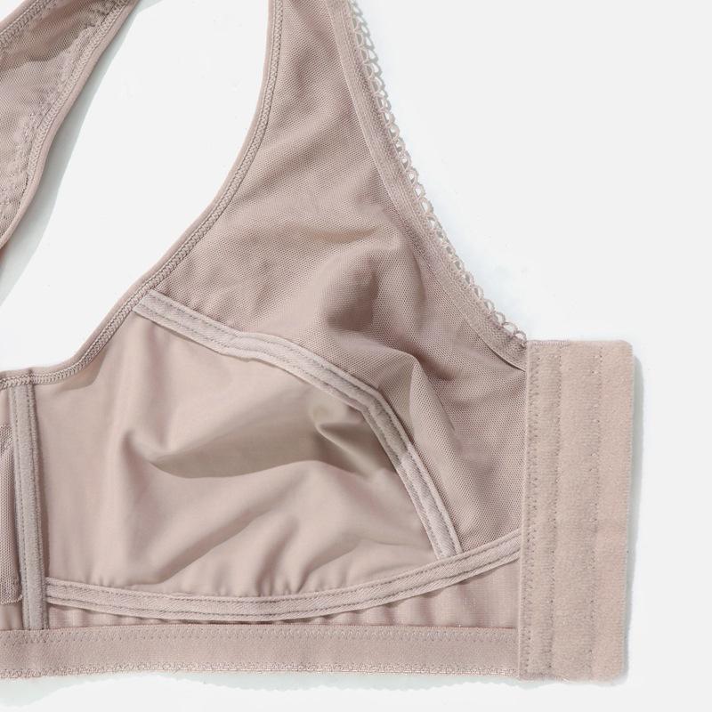Large Size, No Steel Ring, No Trace Underwear, Front Opening, Ultra-thin Cup, Plus Fat, Plus Full Cup Bra