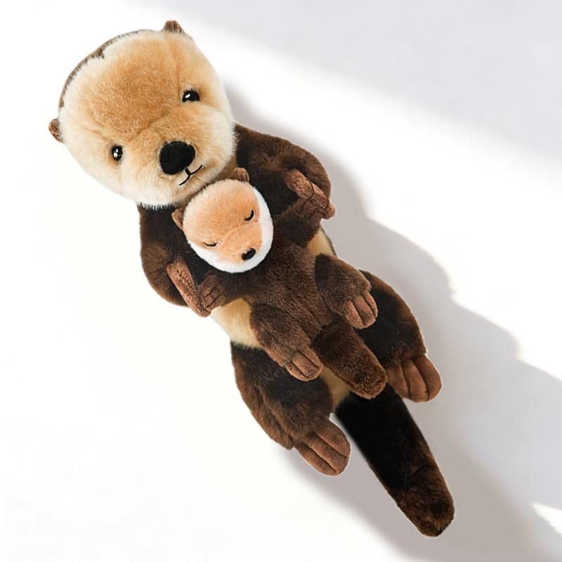 Cartoon Otter Plush Toy With Soft Cotton Filling For Kids And Collectors