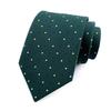 New Men's Classic Floral Dot Tie Luxury 8cm Jacquard Neck Tie Necktie For Men Business Wedding Party Daily Wear Accessory