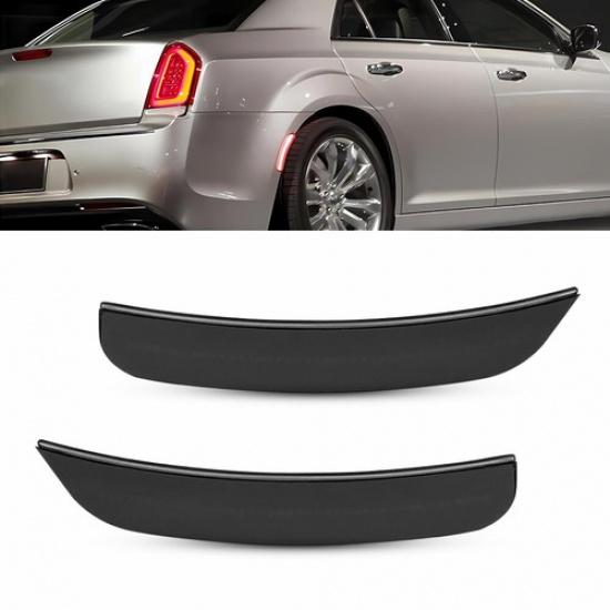 Задние светодиодные габаритные огни и боковые указатели поворота smoked для Chrysler 300 2015-