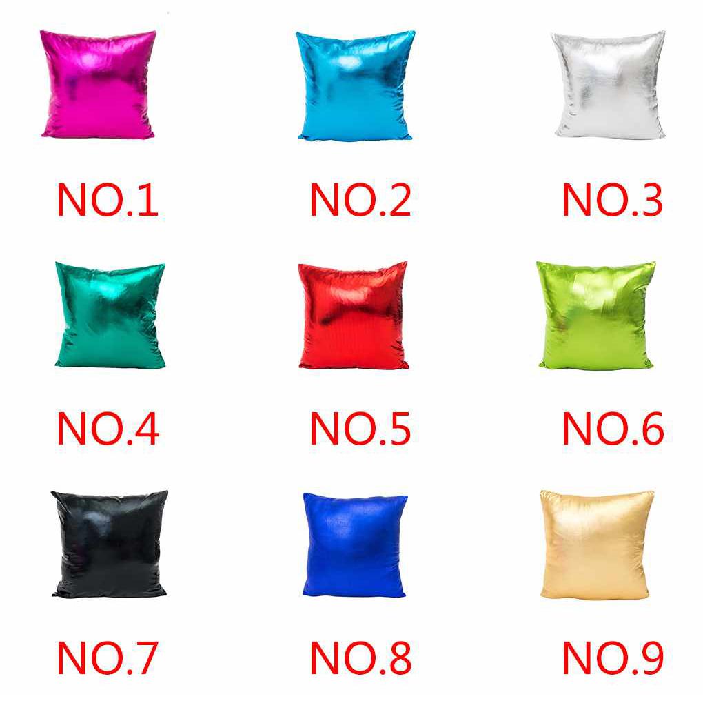 Fashion Glitter Sequins Throw Pillow Case Sofa Waist Cushion Cover Home Decor