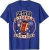 250 Anniversary USA Hot Dog 4th of July 250 Years 1776-2026 T-Shirt