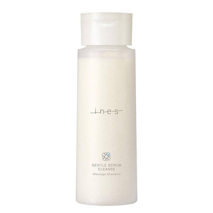 Ines Gentle Scrub Cleanse Scrub Massage Shampoo [Non-Silicone Formula] 400g Lime & Bergamot Scent Off-White 400g (x 1)