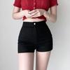 Sommer Hohe Taille Schlank Shorts Frauen Koreanische Enge Elastische Tasche Hüfte Drei-punkt Casual Oberbekleidung Heiße Hosen Weibliche Kleidung
