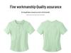 Women's Versatile Half-Zip Pilates Slimming Short Sleeve T-Shirt