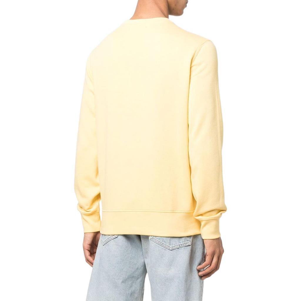Polo Ralph Lauren Ss22 Cartoon Animal Pattern Printed Crew Neck Loose Casual Long Sleeve Sweatshirt Men sweatshirt Yellow 710853308-012