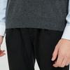 Hengyuanxiang Men's Worsted Cashmere V-Neck Knit Vest