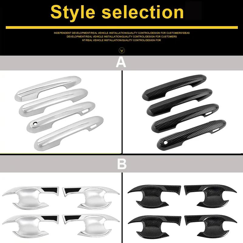For Toyota RAV4 XA50      2024 RAV 4 Hybrid Car Door Handle Outer Bowls Cap Protective Trim Decoration Cover