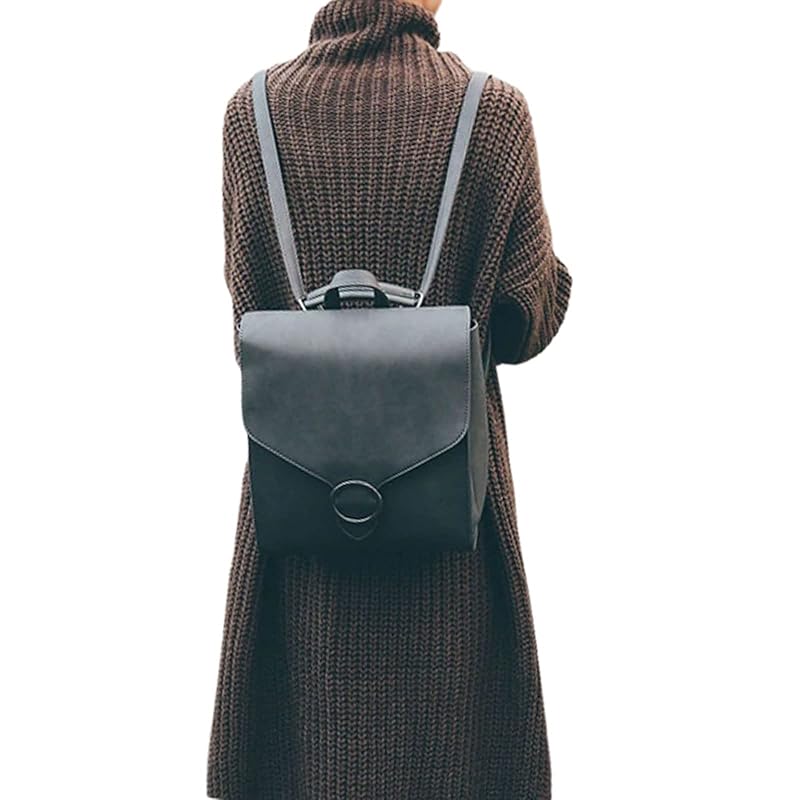 

[MEME XTRA] backpack ladies shoulder bag business backpack adult women bag commute rucksack large capacity Fashionable Larger ring flap cover type