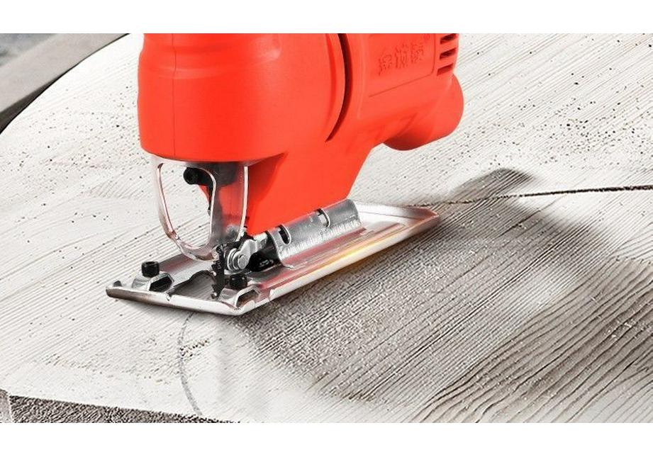 Compact Electric Reciprocating Saw with Jigsaw Conversion Head for Woodworking