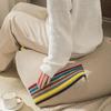 Moderne Wohnkultur Kissenbezug aus Baumwolle und Leinen, japanischer Lazy Couch Fußhocker, besticktes Tatami-Yoga-Meditationskissen, Futon