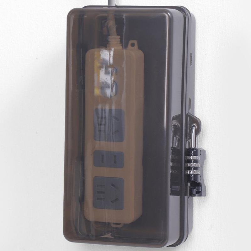 Socket Protective Cover Outdoor Electrical Box Electric Outlet Protector Waterproof Cable Management Box Easy To Install