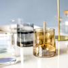 Glass Whiskey Cup Transparent Water Tumbler for Tea Coffee Juice Bar Drinkware Gift