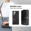 Huawei P40Pro Crossbody Wallet Leather Case with Card Slots, Suitable for A53 and S22U. European and American Style.