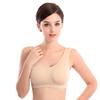 Women Fashion Comfort Seamless Traceless Yoga Wirefree Sports Jogging Vest Bra