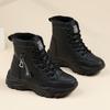 Mom shoes cotton shoes winter piled thickened warm sports shoes outdoor non-slip casual snow boots
