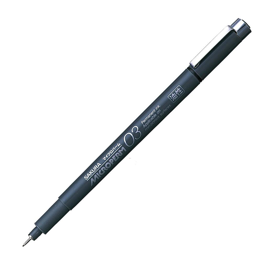 Sakura Micro Palm 03 10 Pens Cray-Pas Oil-Based Pen, EOK03#49-10P, Black,