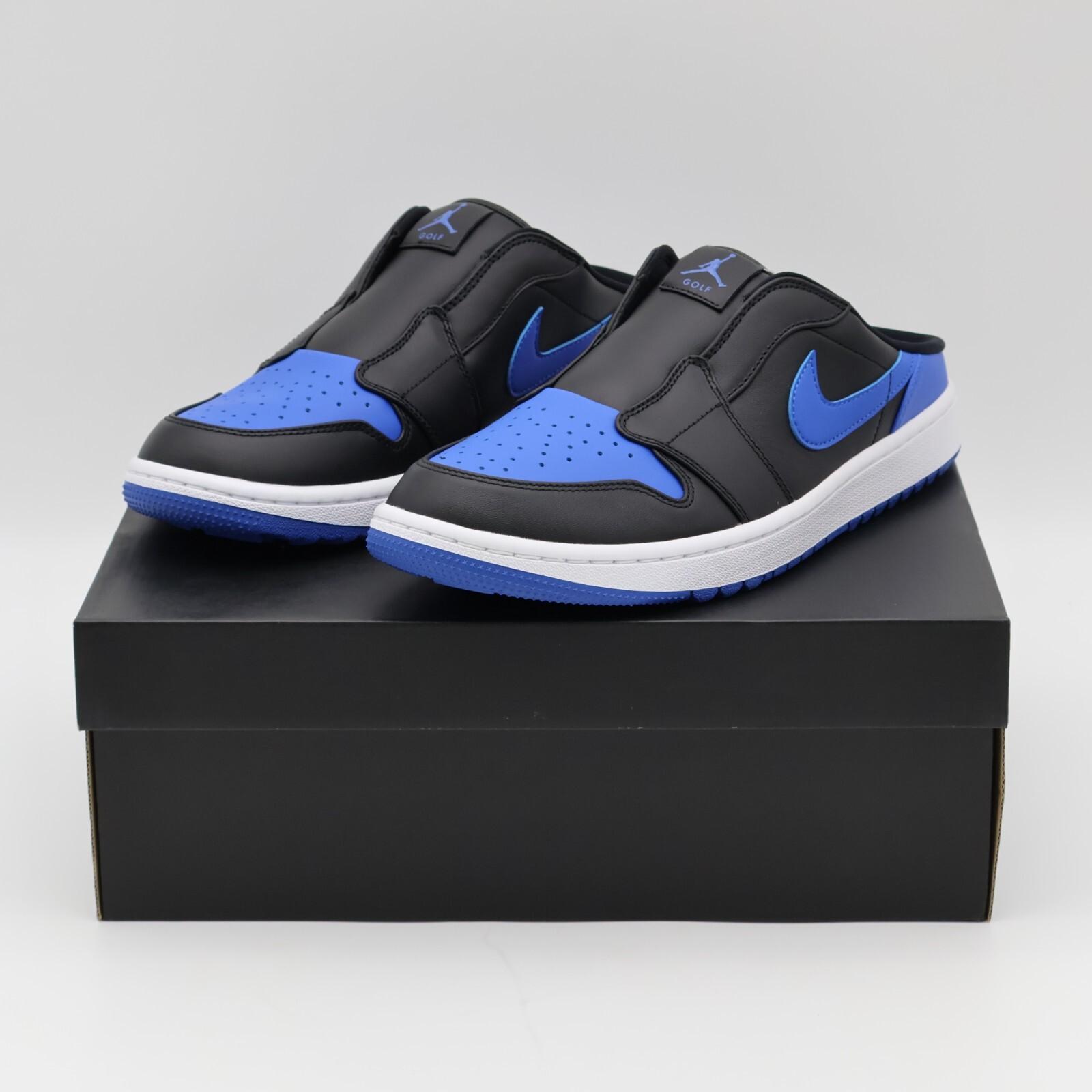 FJ1214-002 Nike Air Jordan Mule Golf Black White Royal 9