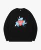 LMC Heart Bear Long Slv Tee Black