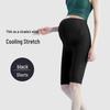 MODENGYUNMA Maternity High-Waist Summer Capri Leggings